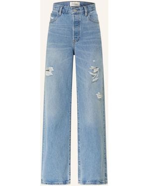 FRAME Wide Leg Jeans THE LOOSE - Blau