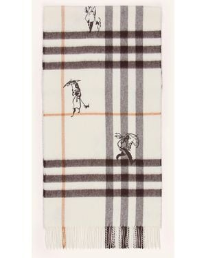 Burberry Cashmere-Schal - Natur