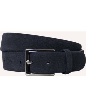 Hackett Gürtel SUEDE FEATHER EDGE - Blau