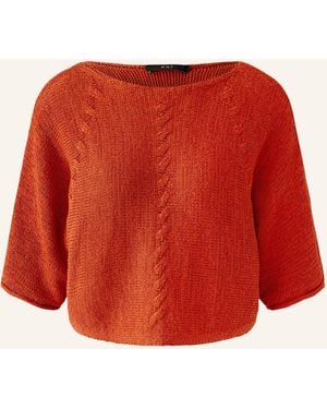 Ouí Strickshirt mit 3/4-Arm - Rot