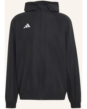 adidas TIRO 26 ESSENTIALS WOVEN KAPUZENJACKE - Schwarz