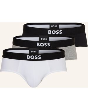 BOSS 3er-Pack Slips ONE - Schwarz