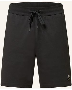 Moose Knuckles Sweatshorts DALON mit Galonstreifen - Schwarz
