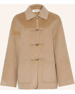 Rohe Dufflecoat - Natur