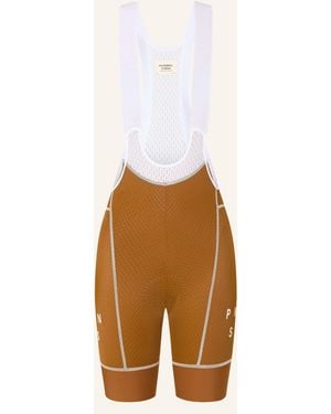 Pas Normal Studios Radhose MECHANISM BIBS mit Trägern und gepolstertem Einsatz - Weiß