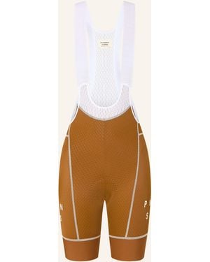 Pas Normal Studios Radhose MECHANISM BIBS mit Trägern und gepolstertem Einsatz - Weiß