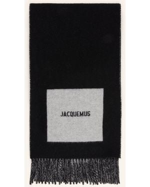 Jacquemus Schal L'ECHARPE ROND CARRE - Schwarz
