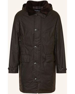 Barbour Parka BEAUDALE WAX mit abnehmbarer Kapuze - Schwarz