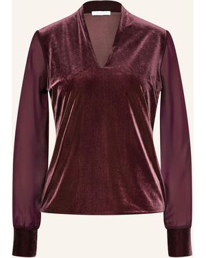 Hobbs Longsleeve AIMEE im Materialmix - Lila