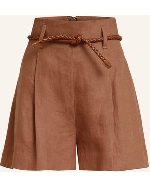 Zimmermann Leinenshorts ILLUMINATE - Braun