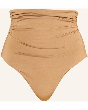 Max Mara High-Waist-Bikini-Hose SALLI - Natur