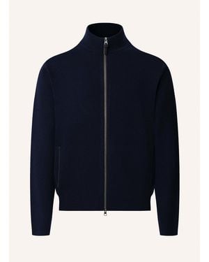 Hackett Strickjacken Cardigan MILANO FZIP - Blau