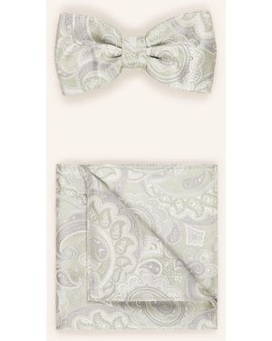 Prince BOWTIE Set: Fliege und Einstecktuch - Mehrfarbig