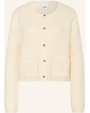 Allude Strickjacke mit Cashmere - Natur