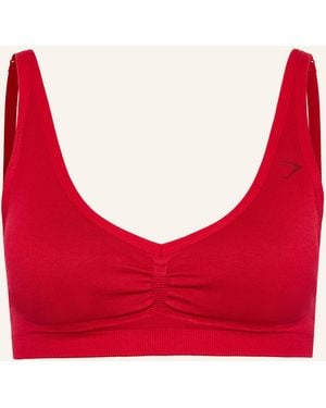 GYMSHARK Sport-BH LIFT SEAMLESS - Rot