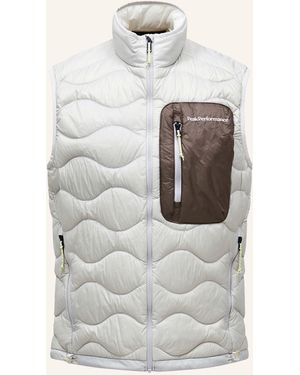 Peak Performance M Helium Utility Down Vest Daunenweste - Grau