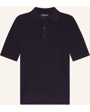 Frescobol Carioca Strick-Poloshirt VIDAL Regular Fit - Blau