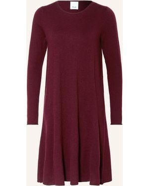 Allude Strickkleid mit Cashmere - Lila