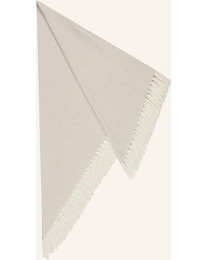 Herzen's Dreieckstuch mit Cashmere - Natur