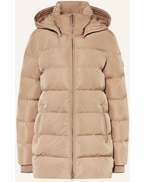 Wellensteyn Steppjacke GOLDMINE MEDIUM mit abnehmbarer Kapuze - Natur