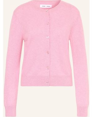 Samsøe & Samsøe Strickjacke SABOSTON aus Cashmere - Pink