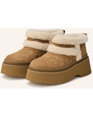 COACH Plateau-Boots CHRISTINA - Natur