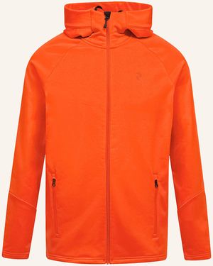 Peak Performance Midlayer-Jacke RIDER ZIP HOOD - Orange