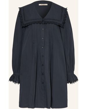 Barbour Kleid mit Spitze - Blau