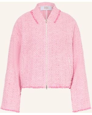 Riani Tweed-Blouson mit Glitzergarn - Pink