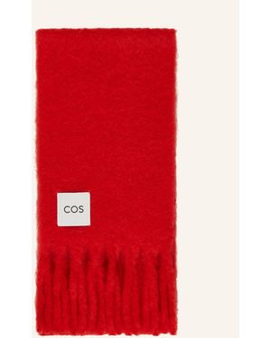 COS Mohair-Schal - Rot
