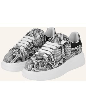 Philipp Plein Low Top Sneakers Roccia Python Print - Grau