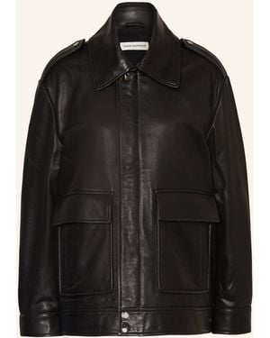 Nour Hammour Lederjacke DREY - Schwarz