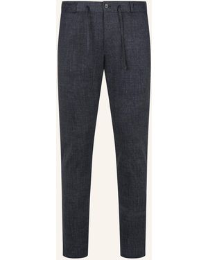 Zuitable Anzughose DISPARTAFLEX Slim Fit aus Jersey - Blau
