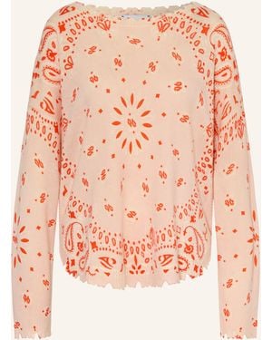 Kujten Cashmere-Pullover MELA BANDANA - Pink