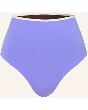 MYMARINI Highwaist-Bikini-Hose SHINE zum Wenden - Blau