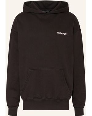 PEGADOR Oversized-Hoodie ALESO - Schwarz