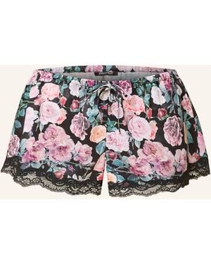 Chantelle Schlafshorts GLOSS aus Satin - Schwarz