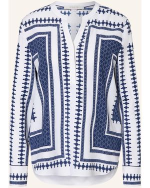 Herzen's Blusenshirt aus Seide - Blau
