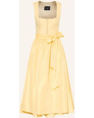 KINGA MATHE Dirndl MÜNCHEN mit Leinen - Natur