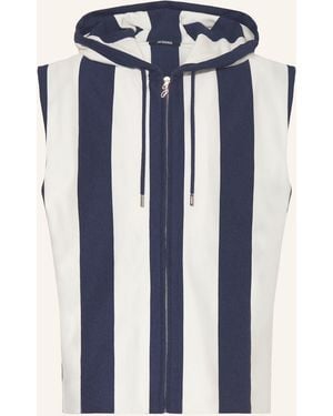 Jacquemus Sweatweste LE GILET MARINIERE - Blau