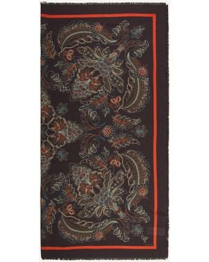 Etro Tuch mit Cashmere - Braun