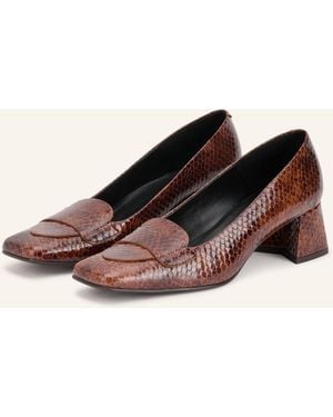Zinda Lack-Pumps ELBA - Braun