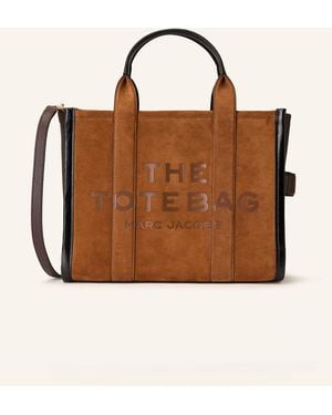 Marc Jacobs Shopper THE SUEDE MEDIUM TOTE BAG - Braun