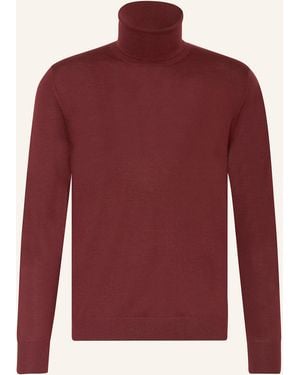 STROKESMAN'S Rollkragenpullover - Rot