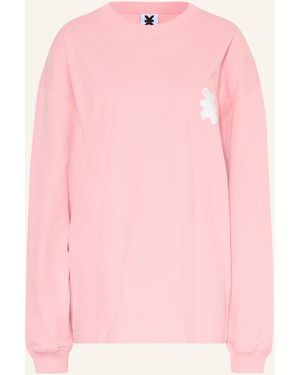 Karo Kauer Oversized-Longsleeve - Pink