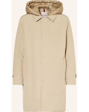 Moncler Daunenmantel MIROIR mit abnehmbarer Kapuze - Natur