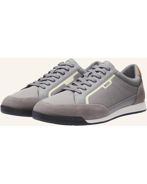 BOSS Sneaker NITAN_LOWP_MIRSPU - Grau