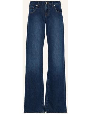 7 For All Mankind Jeans LOW STRAIGHT Straight Fit - Blau