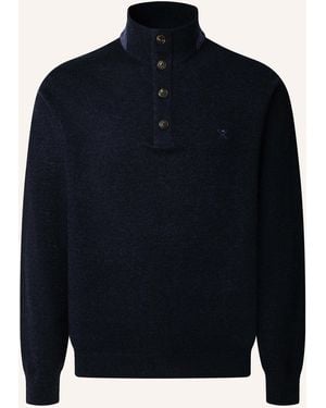 Hackett Pullover HBONE TRIM HBUTTON - Blau