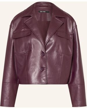 MARC AUREL Jacke in Lederoptik - Lila